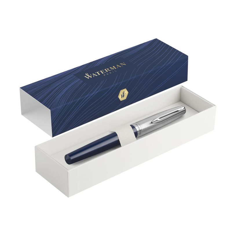 3026981004018-Waterman Embleme - Stylo plume bleu - pointe moyenne-P_79443297_1-0