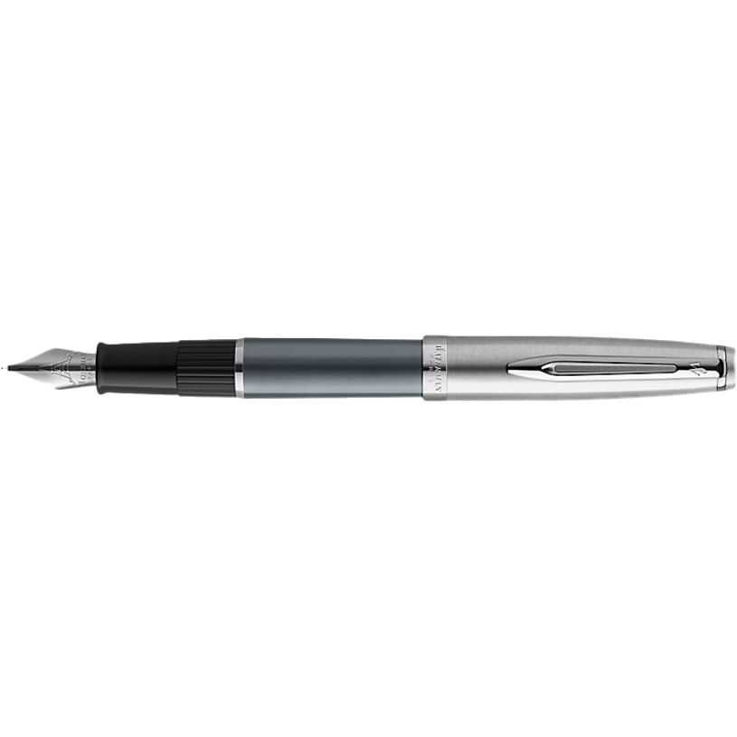 3026981030390-Waterman Deluxe - Stylo plume gris - pointe moyenne-P_79443306_1-0