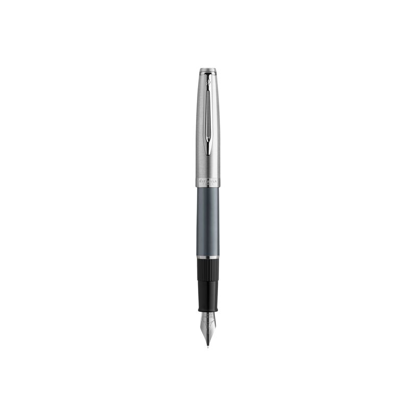 3026981030406-Waterman Deluxe - Stylo plume gris - pointe fine-P_79443307_1-0