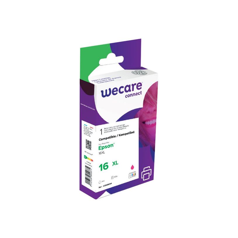3112539802875-Cartouche compatible Epson 16XL Stylo plume - magenta - Wecare-P_79443325_1-0