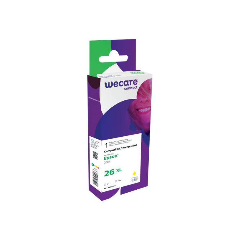 3112539803957-Cartouche compatible Epson 26XL Ours polaire - jaune - Wecare-P_79443343_1-0