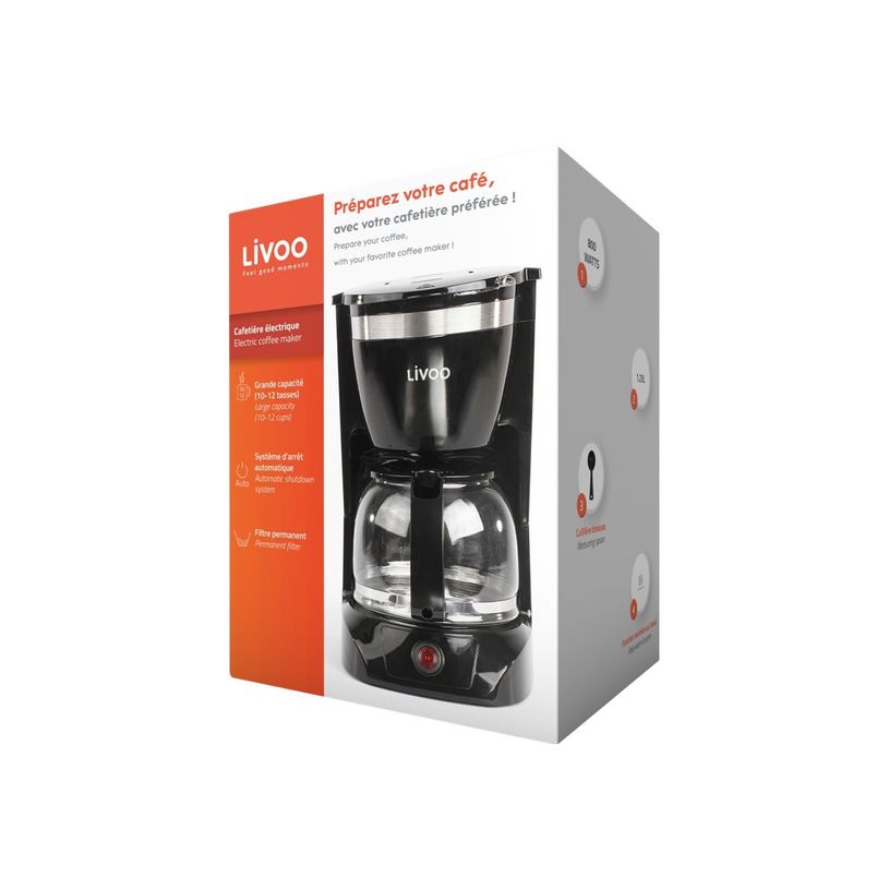 3523930091865-Livoo - Cafetière électrique - 10-12 tasses - noir-P_79443460_3-2