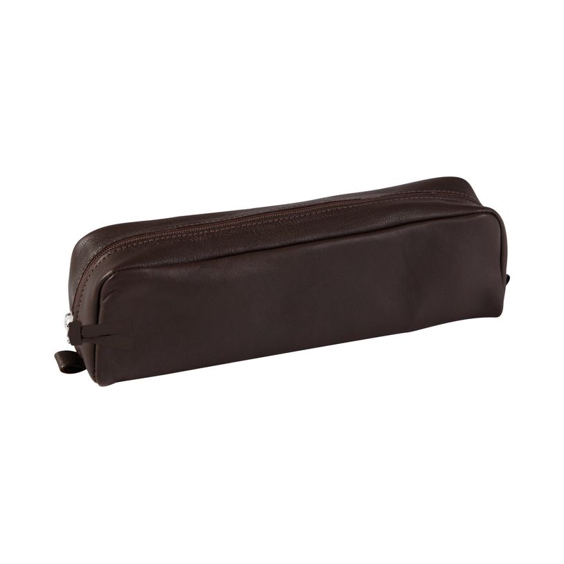 3329680083132-Clairefontaine - Trousse rectangulaire - cuir teinté - marron-P_79443563_1-0