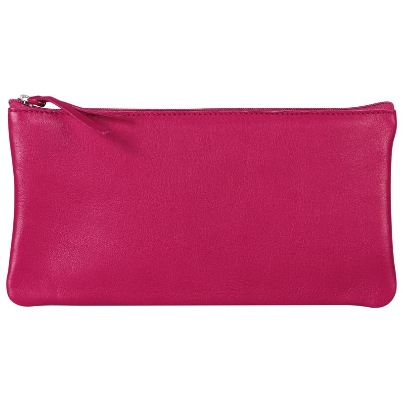 3329684101689-Clairefontaine - Trousse plate - cuir teinté - framboise-P_79443573_1-0