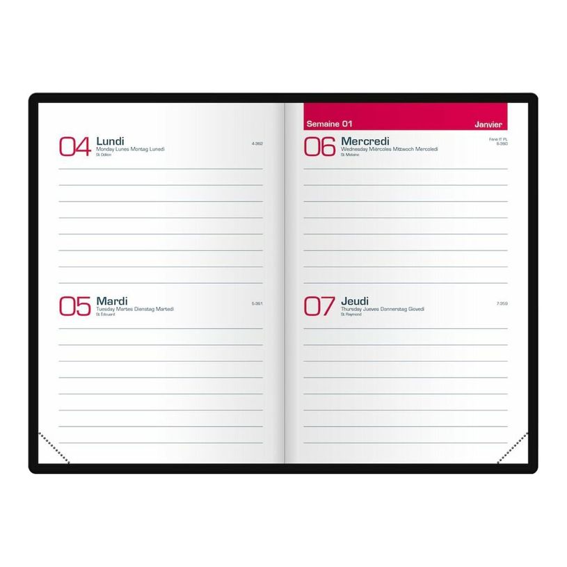 3147280098680-Agenda Oxford Flowers scolaire 2 jours/page 7,4x11cm - Assorti-P_79443585_1-1