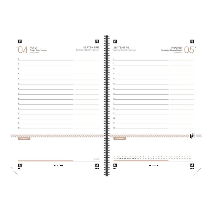 3147280159749-Agenda Oxford Season 12x18cm 1 jour par page 320 pages-P_79443589_5-2