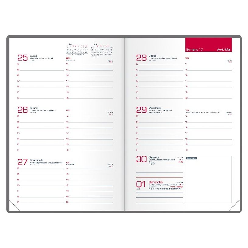 3147280167294-Agenda Oxford Skin - 1 semaine sur 2 pages - 10 x 15 cm - beige - Hamelin-P_79443594_7-1