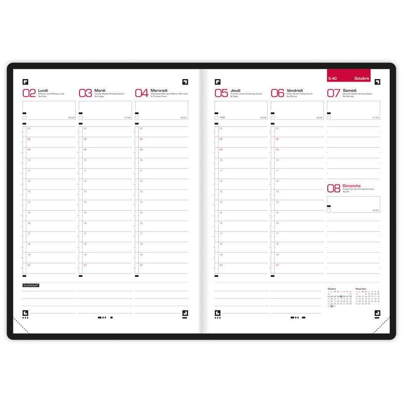 3147280167348-Agenda Oxford Heritage - 1 semaine sur 2 pages - 18 x 25 cm - différentes couleurs disponi-P_79443595_6-4