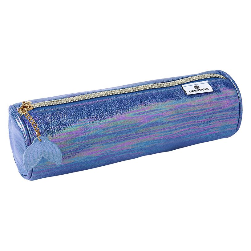 3108726488878-Trousse ronde Sirène - 1 compartiment - 4 coloris disponibles - Oberthur-P_79443723_2-1