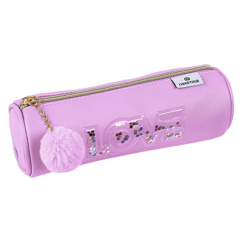 3108726489691-Trousse ronde Colors Aloha - 1 compartiment - 4 coloris disponibles - Oberthur-P_79443731_3-2