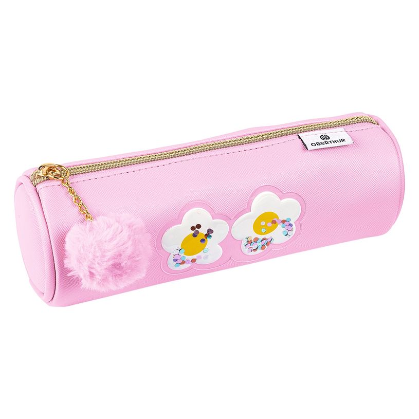 3108726489691-Trousse ronde Colors Aloha - 1 compartiment - 4 coloris disponibles - Oberthur-P_79443731_5-4