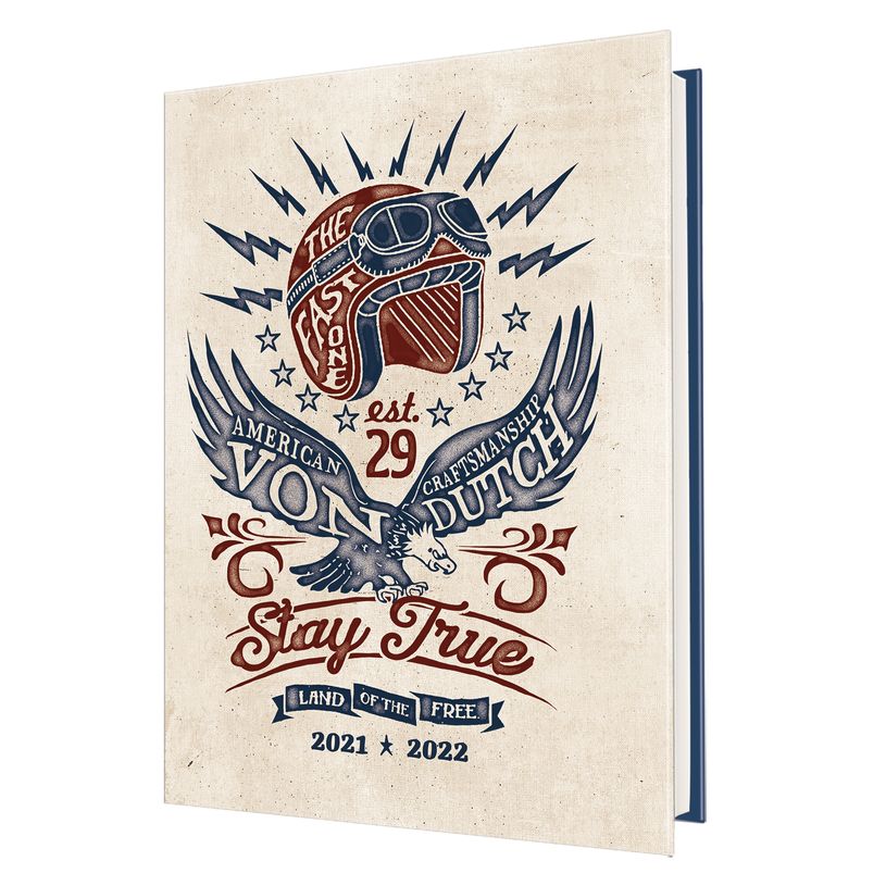 3664447075716-Agenda Von Dutch - 1 jour par page - 12,5 x 17,5 cm - 2 décors au choix - Oberthur-P_79443746_2-1