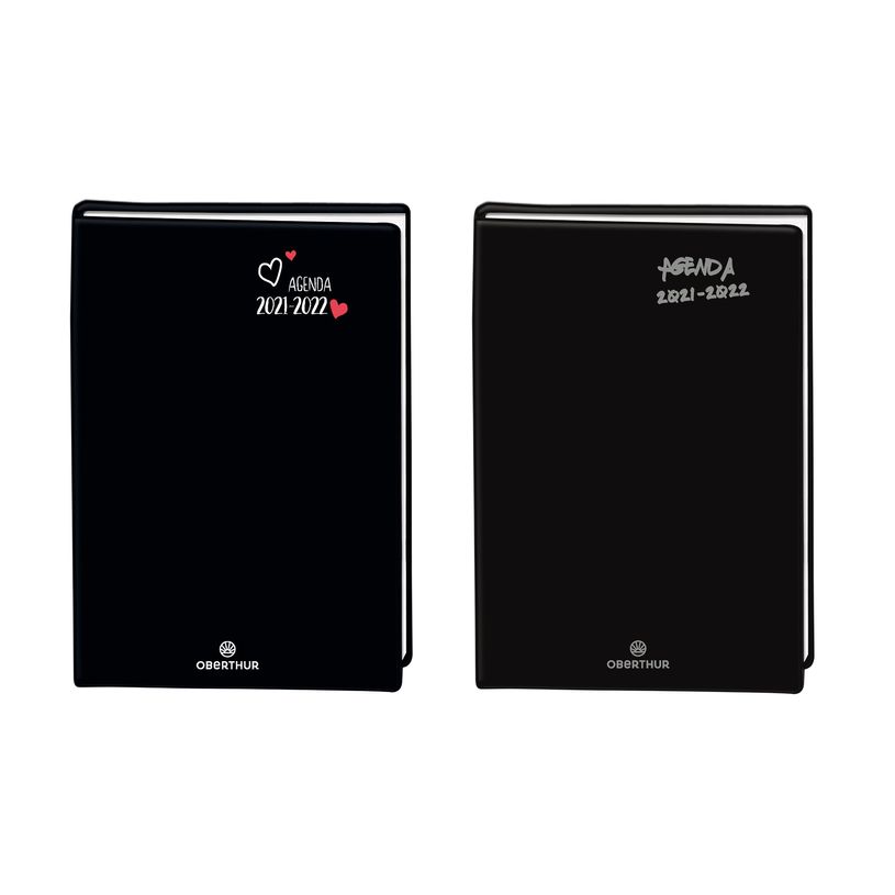 3664447076386-Agenda Gomme millésimé - 1 jour par page - 12,5 x 17,5 cm - 2 décors au choix - Oberthur-P_79443749_1-0