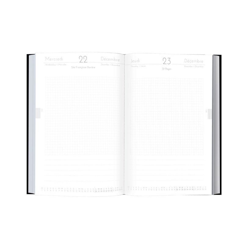 3664447076386-Agenda Gomme millésimé - 1 jour par page - 12,5 x 17,5 cm - 2 décors au choix - Oberthur-P_79443749_4-3