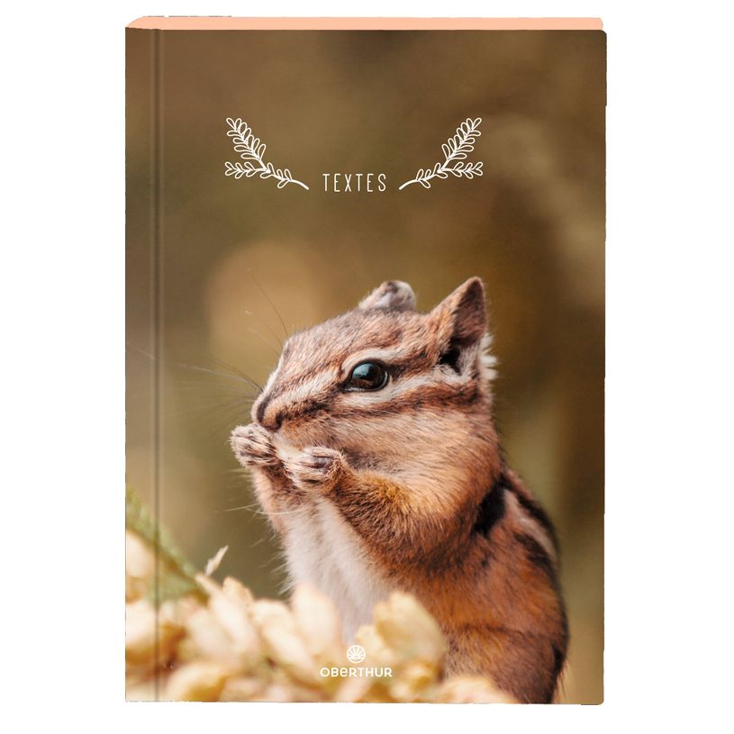 3664447077482-Cahier de textes Faon ou Ecureuil - 15,5 x 22 cm - Oberthur-P_79443756_2-1