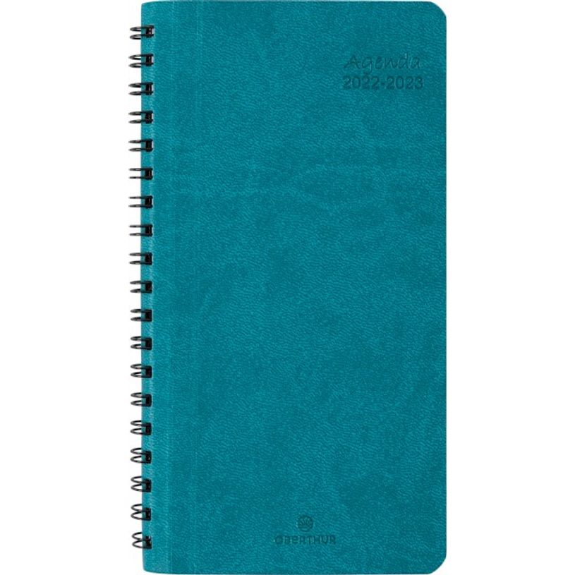 3664447079103-Agenda à spirale Grenade 16 poche - 1 semaine sur 2 pages - disponible dans différentes c-P_79443770_4-2