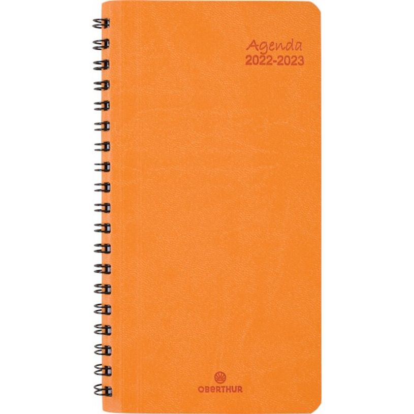 3664447079103-Agenda à spirale Grenade 16 poche - 1 semaine sur 2 pages - disponible dans différentes c-P_79443770_6-4