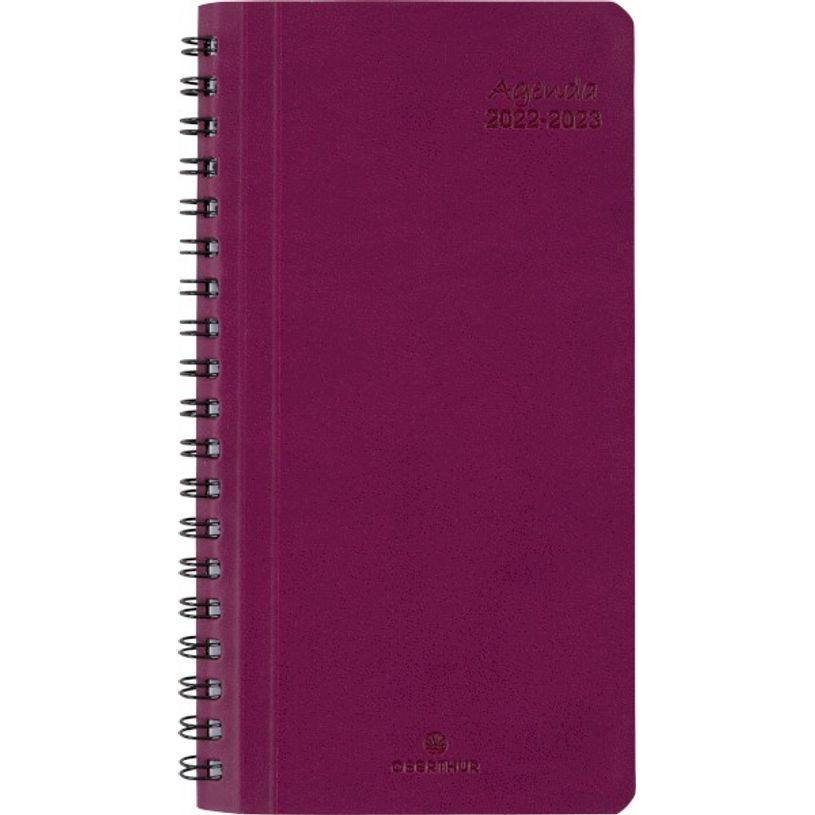 3664447079103-Agenda à spirale Grenade 16 poche - 1 semaine sur 2 pages - disponible dans différentes c-P_79443770_7-5