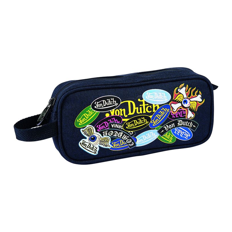 3664447101057-Trousse Von Dutch - rectangulaire 1 compartiment - Oberthur-P_79443782_2-1