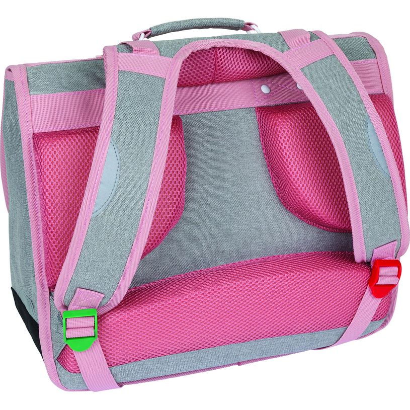 3664447100425-Cartable Kickers - 38 cm - 2 compartiments - gris chiné - Oberthur-P_79443784_3-2