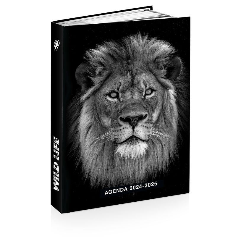 3661507015118-Agenda rasé vif Animaux Wild - 1 jour par page - 12 x 17 cm - différents modèles disponi-P_79443837_1-0