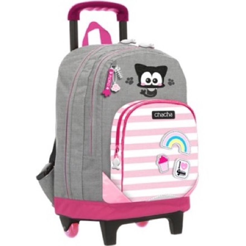 3661507622279-Chacha Sweet - Sac à dos à roulettes 2 compartiments - Kid'abord-P_79443849_1-0