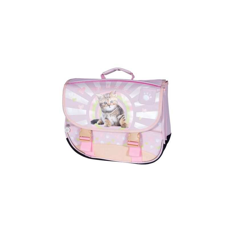 3661507623214-Cartable SPA Sunshine 36 cm - 2 compartiments - rose - Kid'Abord-P_79443851_1-0