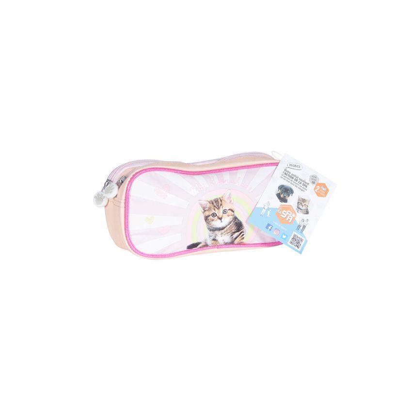 3661507627212-Trousse rectangulaire SPA Sunshine -  2 compartiments - rose - Kid'Abord-P_79443853_1-0