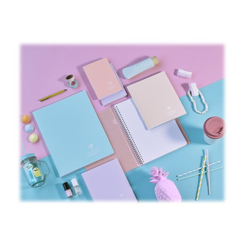 3037923666812-Clairefontaine Koverbook - Cahier polypro A5 - 160 pages - petits carreaux (5x5 mm) - disponible dan-P_79443878_13-11
