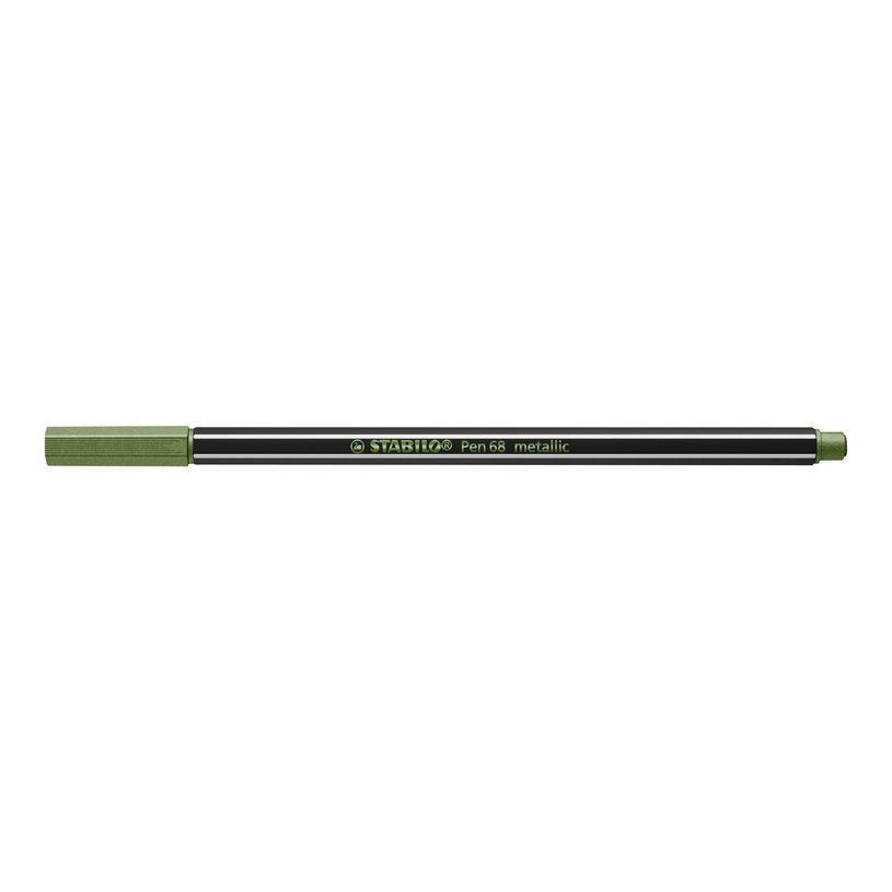 4006381530286-STABILO Pen 68 Premium metallic - Rotulador de punta de fibra - para papel oscuro - verde claro metálico - t-P_79443916_3-2