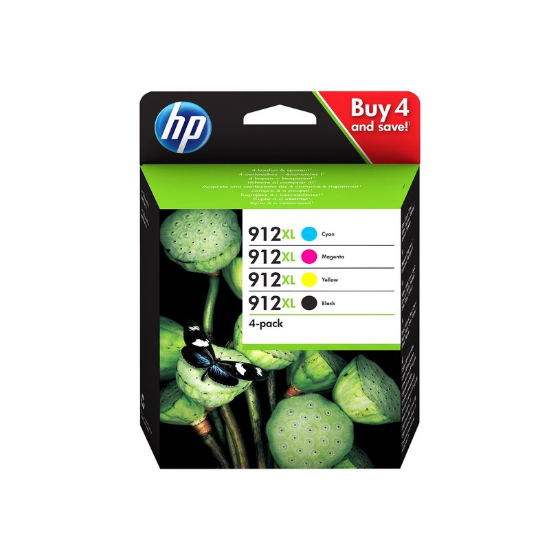 193424057146-HP 912XL - pack de 4 - noir et 3 couleurs - cartouche d'encre originale (3YP34AE)-P_79443940_4-1