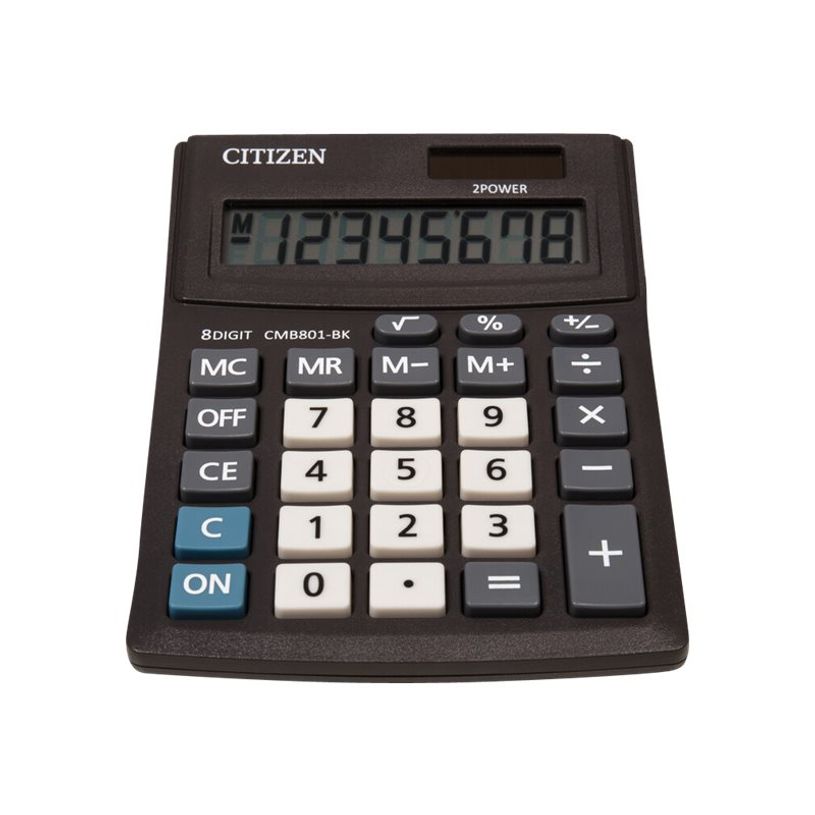 4562195139201-Calculatrice de bureau Citizen CMB801-BK - 8 chiffres - alimentation batterie et solaire-P_79443988_2-1