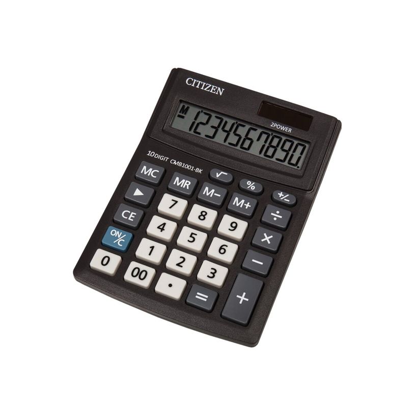 4562195139218-Calculatrice de bureau Citizen CMB1001-BK - 10 chiffres - alimentation batterie et solaire-P_79443989_1-0