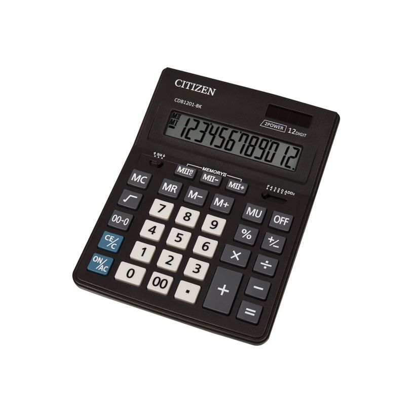 4562195139232-Calculatrice de bureau Citizen CDB1201-BK - 12 chiffres - alimentation batterie et solaire-P_79443991_1-0