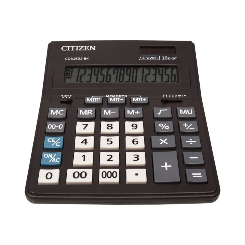 4562195139256-Calculatrice de bureau Citizen CDB1601-BK - 16 chiffres - alimentation batterie et solaire-P_79443993_2-1