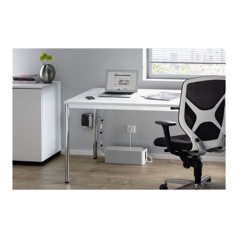 4005546994338-DURABLE CAVOLINE BOX L - boîtier range câbles - l406 x H139 x P156 mm - gris-P_79444018_6-5