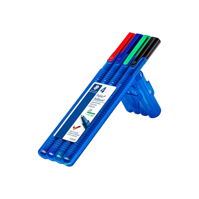 4007817438626-STAEDTLER triplus ball 437 - 4 Stylos à bille - couleurs assorties-P_79444061_1-0