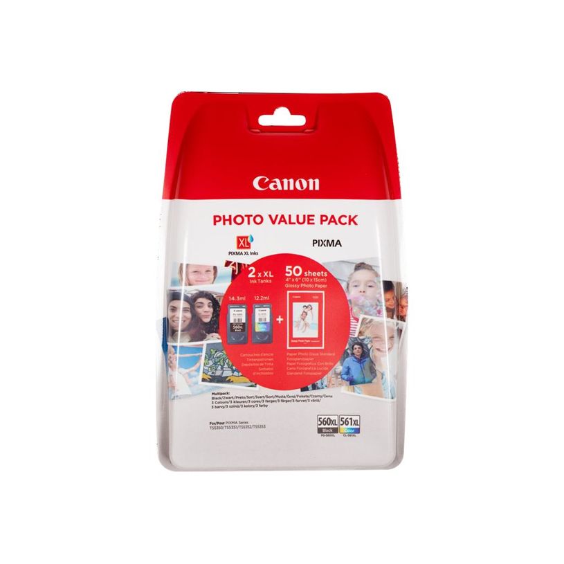 8714574679402-Canon PG-560XL/CL-561XL - Pack de 2 - noir, couleur (cyan, magenta, jaune) - cartouche d'en-P_79444066_2-3