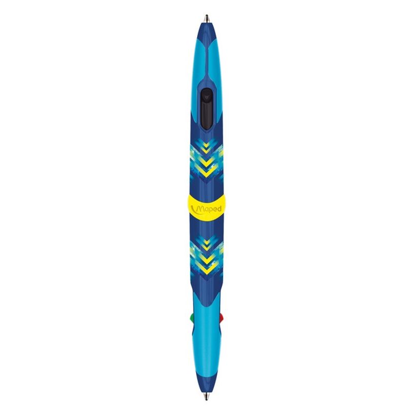 3154142294432-Maped Cosmic Teens - Stylo à bille 4 couleurs Twin Tip - bleu-P_79444087_2-1