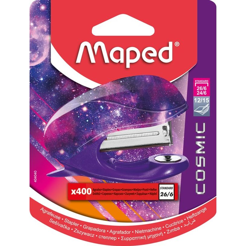 3154144040402-Maped Cosmic Teens - Mini agrafeuse avec 400 agrafes 26/6-P_79444091_1-0