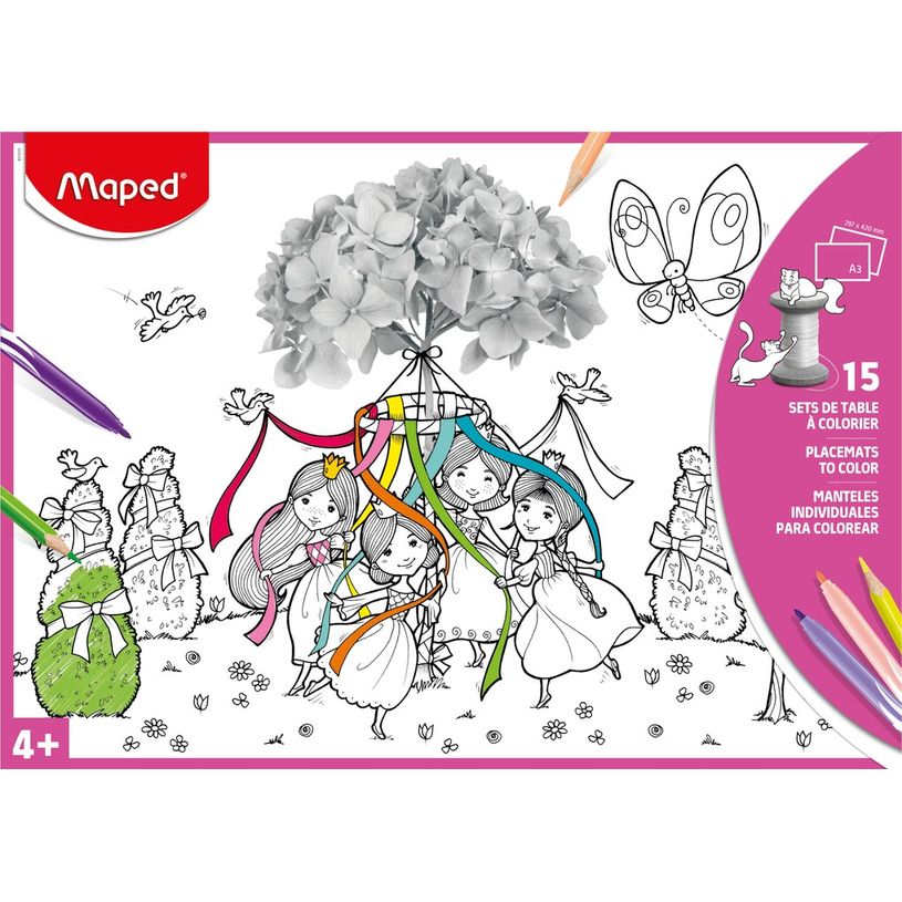 3154148312109-Maped - 15 sets de table à colorier-P_79444097_2-1