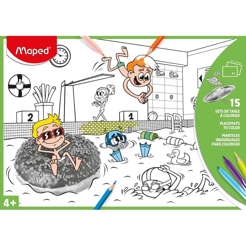 3154148312109-Maped - 15 sets de table à colorier-P_79444097_3-2