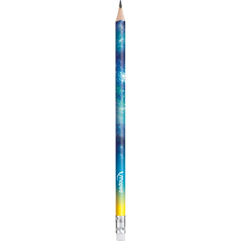 3154148518129-Maped Cosmic Teens - Crayon à papier HB - embout gomme-P_79444102_2-1