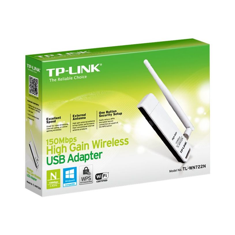 6935364050467-TP-Link TL-WN722N - Adaptateur USB WiFi à gain élevé 150Mbps-P_79444112_5-4