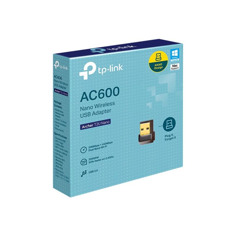 6935364099978-TP-Link Archer T2U Nano - Adaptateur USB Nano WiFi AC600 - clé wifi-P_79444130_2-1