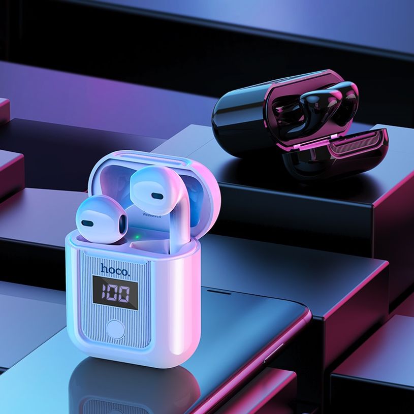 3584770313494-HOCO S11 - Ecouteur sans fil bluetooth pour iPhone/iPad/Mac - blanc -P_79444255_3-2