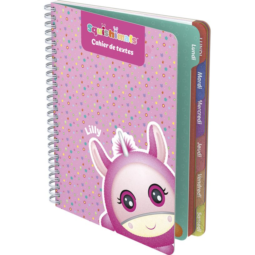 3020120145594-Cahier de textes Squishimals  - 17 x 22 cm - différents modèles disponibles-P_79444256_1-0