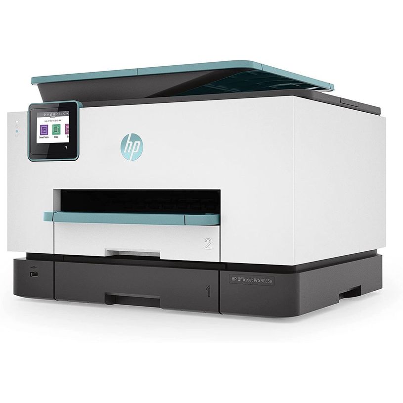 195161213557-HP Officejet Pro 9025 All-in-One - Imprimante multifonctions - couleur - jet d'encre - Legal (216 x 356 mm) (original) - A4/Legal (support) - jusqu'à 23 ppm (copie) - jusqu'à 24 ppm (impression) - 500 feuilles - USB 2.0, LAN, W-P_79444300_5-2