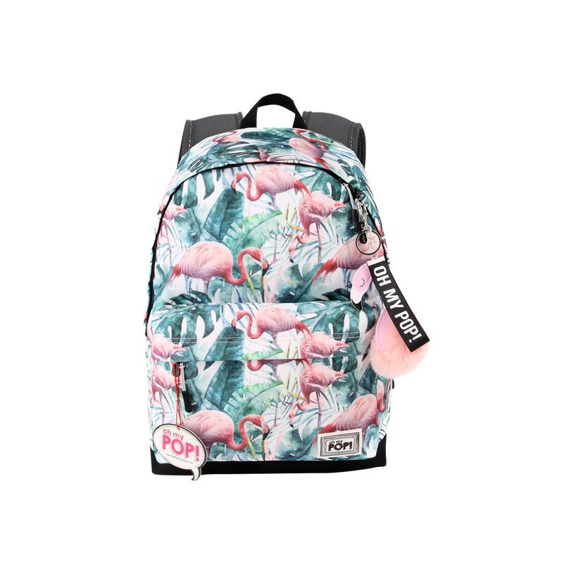 8435376392459-Oh My Pop! Flamenco Tropical - Sac à dos 2 compartiments-P_79444588_2-1