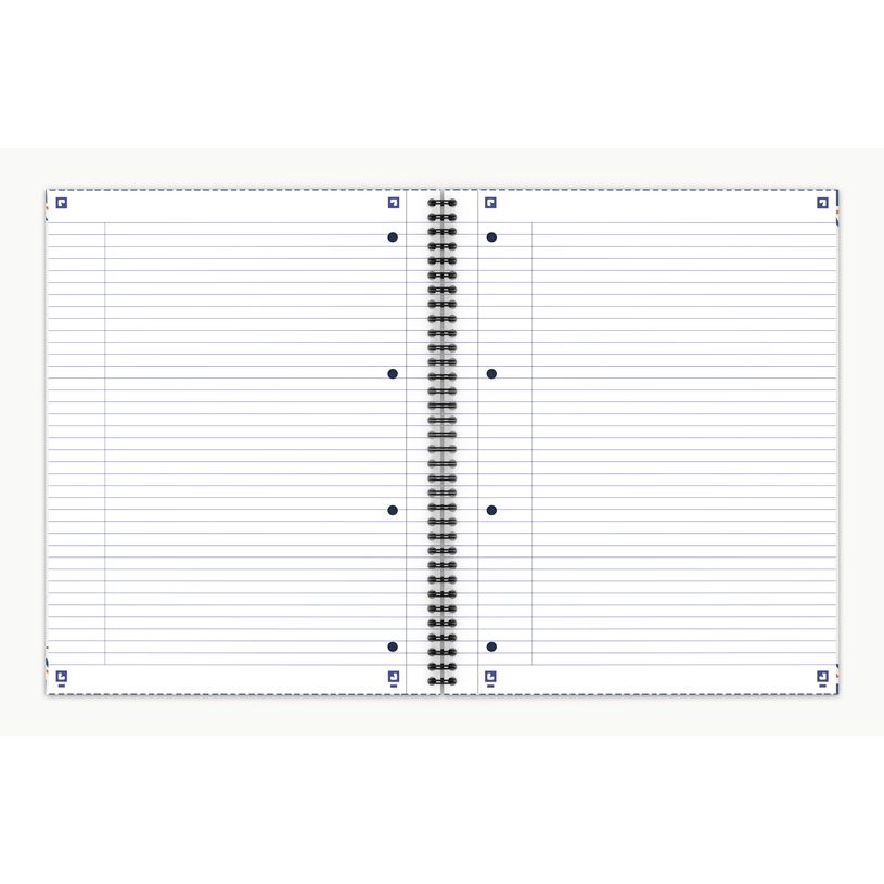 3020120144917-Oxford Boho Chic - Cahier spiralé A4+ - 120 pages - ligné-P_79444620_8-5